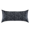 thumbnail image 3 of Satin Pillow Case Queen Silk Pillow Cover for Hair and Skin Envelope Closure 3d Dark Black Damask 20"x30", 3 of 9
