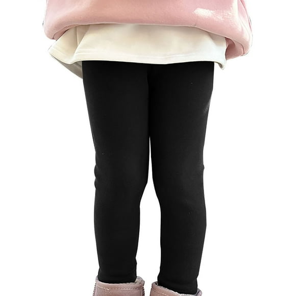 RIJOPUTY Leggings Girls 10-12 Baby Leggings 12-18 Months Best Leggings Black Tights for Girls Top Christmas Gifts Outdoor Gifts for 12 Year Old Boy, Black 4-5 Years