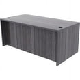 thumbnail image 7 of Lorell LLR69550 Weathered Charcoal L-Shaped Laminate Rectangular Desking, Charcoal Gray - 72 x 36 x 29.5 in., 7 of 7