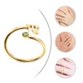 thumbnail image 2 of Miangastore Adjustable Birthstone Rings Zodiac Ring Zircon For Women 1Pack, 2 of 9