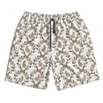 thumbnail image 5 of Goofa Retro Bunny Printed Mens Swim Trunks Summer Quick Dry Short Beach Swimwear Bathing Suits-3X-Large, 5 of 9