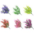 thumbnail image 4 of Wosthever Disfrute de una durabilidad duradera con estos impresionantes ramos artificiales flores artificiales flores artificiales plantas falsas Decoración del hogar Loto rojo, 4 of 6