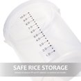 thumbnail image 4 of Weiweiguan 1pc Rice Storage Bucket Moisture-proof Rice Storage Tank Flour Storage Box (White), 4 of 7
