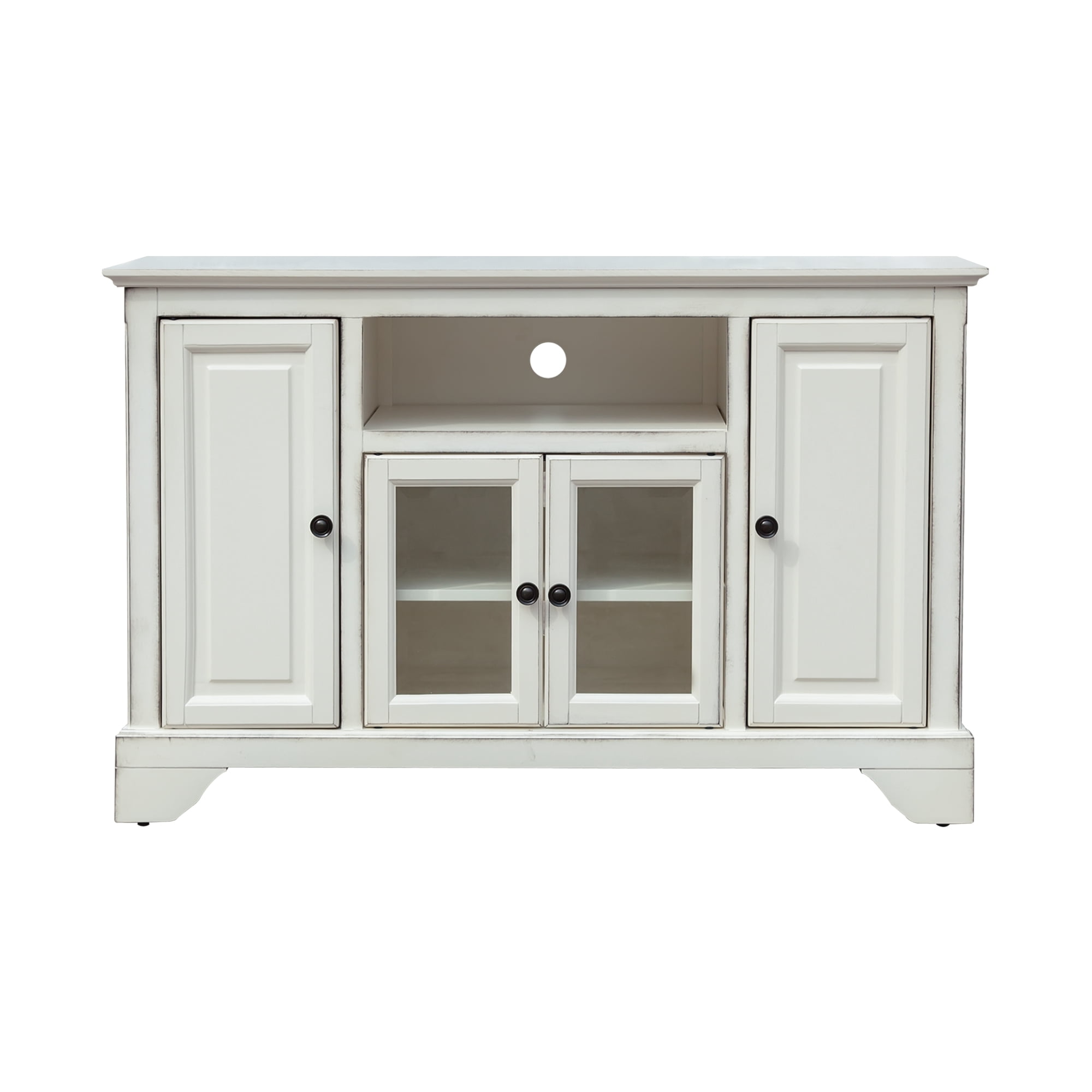 48" TV Stand in Antique White