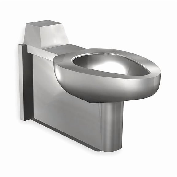 Prison Toilet, 1.6 gpf gpf, Not Applicable, Floor Mount, Stainless Steel