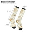 thumbnail image 2 of Naloa Elegant Butterflies And Pearls Knee Socks, High Socks Long Stretchy Sock Women Knee High Stocking, Long Socks for Women, 2 of 6