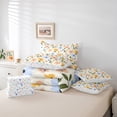thumbnail image 5 of Homewish Cherry Blossoms Teens Bedding Comforter Set 7pcs, Kawaii Flower Floral King Bedding Sets, Rustic Farmhouse Reversible Bed Sheets, Breathable Home Decor, 5 of 7