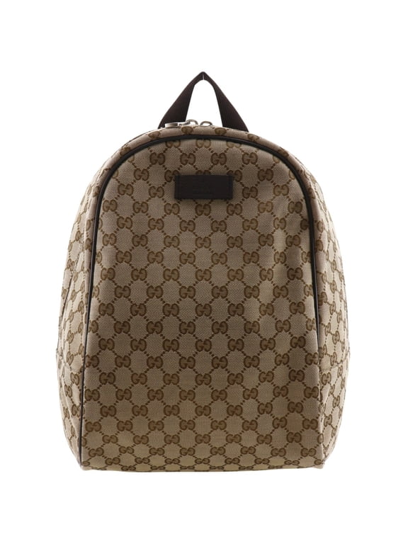 Pre-Owned Gucci GUCCI Backpack, Rucksack, Daypack, Bag 449906, GG Canvas, Brown, 2-way, A4...