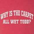 thumbnail image 6 of Wild Bobby Vintage Movie Quote Why Is The Carpet Wet Todd? Women Tri-Blend Racerback Tank Top, Vintage Red, X-Large, 6 of 6
