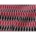 thumbnail image 4 of oneOone Viscose Jersey Bright Red Fabric Argyle Check Sewing Material Print Fabric By The Yard 60 Inch Wide, 4 of 5