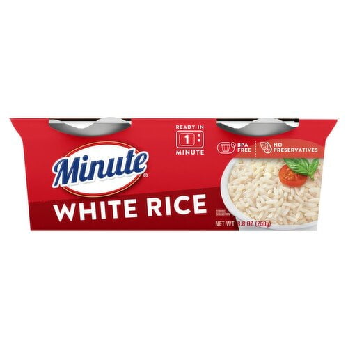 Minute Ready To Serve! Rice Microwaveable White Long Grain Cup