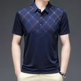 thumbnail image 4 of Akiihool Polos for Men Tall Men's Golf Polo Shirt for Summer Tops (Navy,3XL), 4 of 5