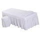 thumbnail image 4 of Falda de cama de masaje de belleza de 190 x 80 cm con funda de almohada y orificio para respirar, funda para taburete Blanco, 4 of 7