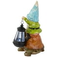 thumbnail image 5 of Northlight 12.5" Solar LED Lighted Gnome and Turtle Outdoor Garden Statue, 5 of 5