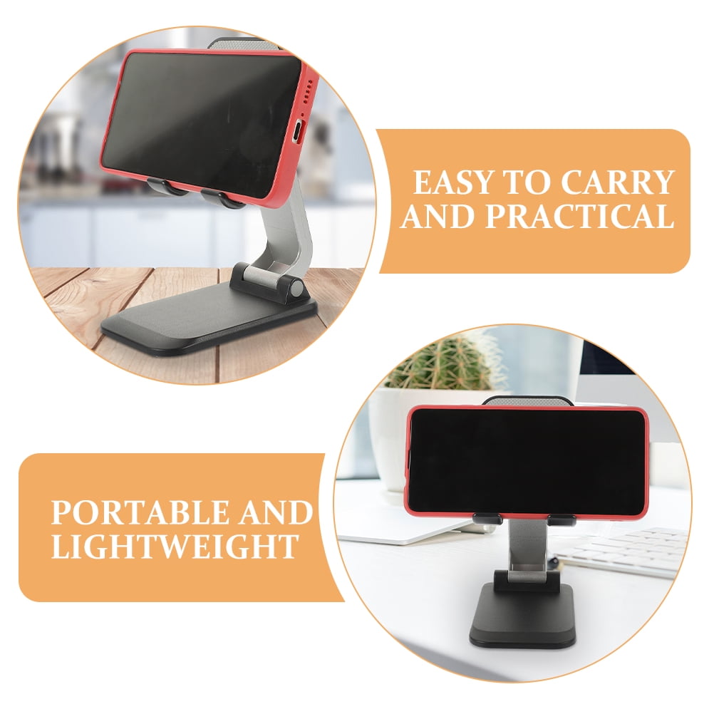 MRLESS 2-Pack Foldable Adjustable Phone Stand for Desk, Cell Phone Holder Mount, Tablet Support for Home and Office Use