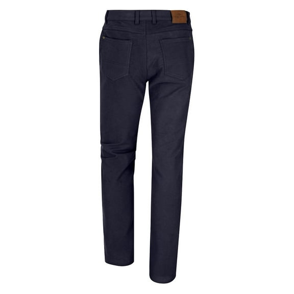 Hoggs of Fife Monarch II Moleskin Jeans - Navy 34" Long