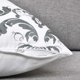 thumbnail image 4 of Fundas de Cojines Funda de Almohada Decorativa Moderna Funda de cojín para habitación Dormitorio Sofá Silla Coche, Gris y Blanco, 18 x 18 Pulgadas, 4 of 4