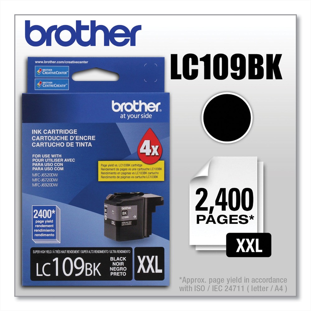 Brother Genuine LC109BK High-yield Printer Ink Cartridge - image 4 of 5