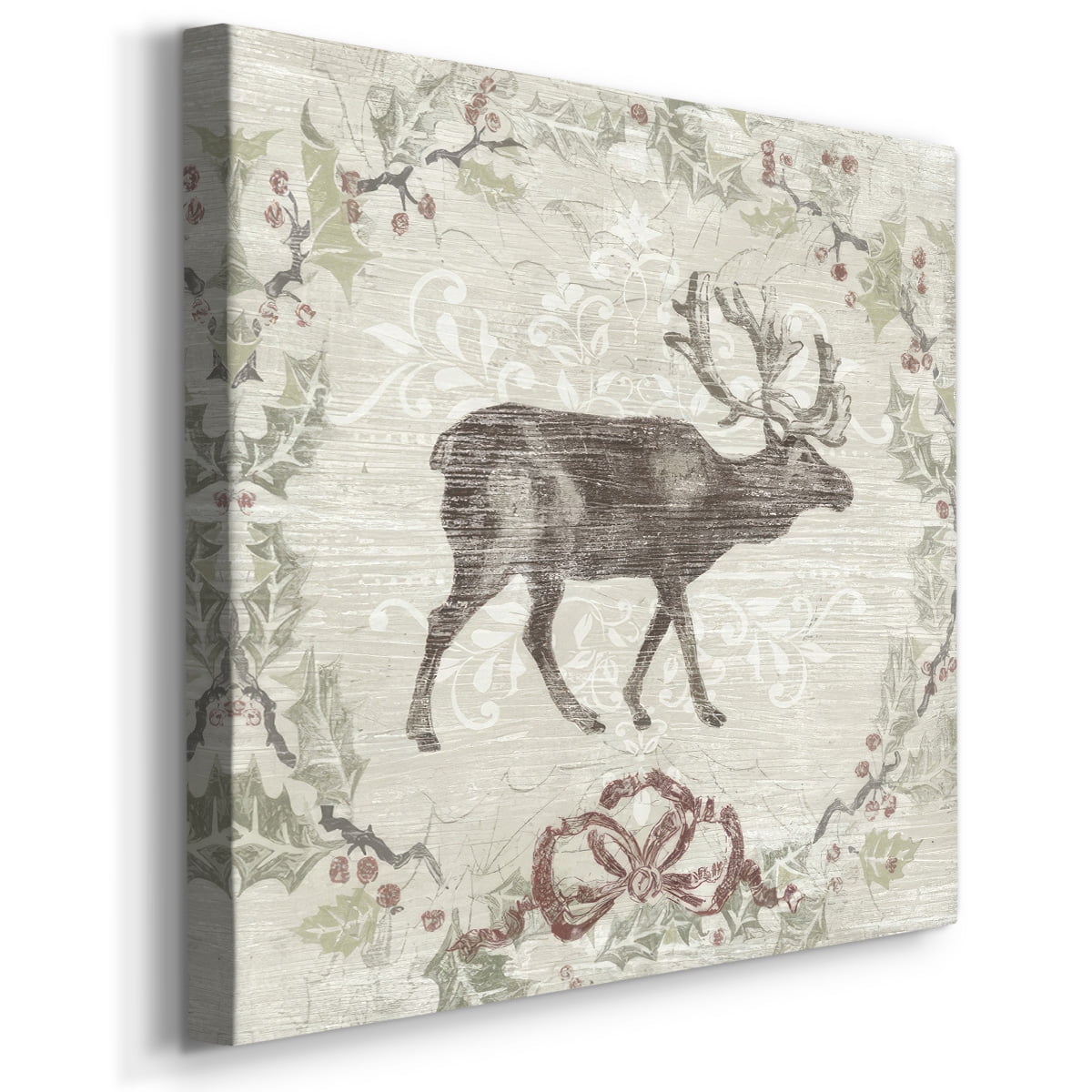 Cabin Christmas V- Gallery Wrapped Canvas