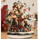 thumbnail image 1 of Adorno navideño de Papá Noel y muñeco de nieve, 2D, plano, serie dorada | Regalo navideño para el hogar, decoración de árbol, centro de mesa, ligero y duradero, acento de temporada., 1 of 3