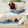 thumbnail image 4 of JERFIT Modular Cloud Sofa 4-Seater with Removable Corduroy Cover, Extra Deep Cushioned Couch for Living Room, Cream, 4 of 10