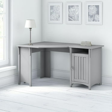 Maykoosh Eclectic Elegance 55W Corner Desk With Storage