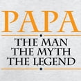 thumbnail image 3 of CafePress - Papa Man Myth Legend Sweatshirt - Crew Neck Sweatshirt, 3 of 4
