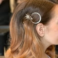 thumbnail image 2 of 4x Fashion Pin Moon Hairclip Pasador Francés Herramienta De Peinado Del Cabello, 2 of 9