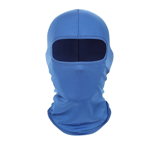 WZXFASHION Windproof Headgear Solid Color Ski Guard Outdoor Sports Headgear For Cycling Fishing Riding Multifunctional Breathable Neck Clothing Shoes & Accessories Blue One Size