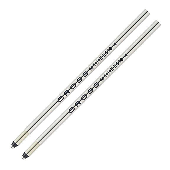 Cross Mini Ballpoint Pen Refill, Medium Point, Black, 2-Pack (8518-4)
