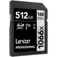 thumbnail image 4 of Lexar Professional 1066x SDXC UHS-I Card SILVER Series 512GB Memory Card Bundle with Lexar 32GB High-Performance 800x UHS-I SDHC Memory Card (BLUE Series), 4 of 7