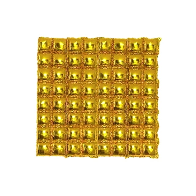 4 pz Panel Cortina Globo Inflable Tipo Shimmer Pared Metalico Dorado Fiesta Yang Para Decoracion