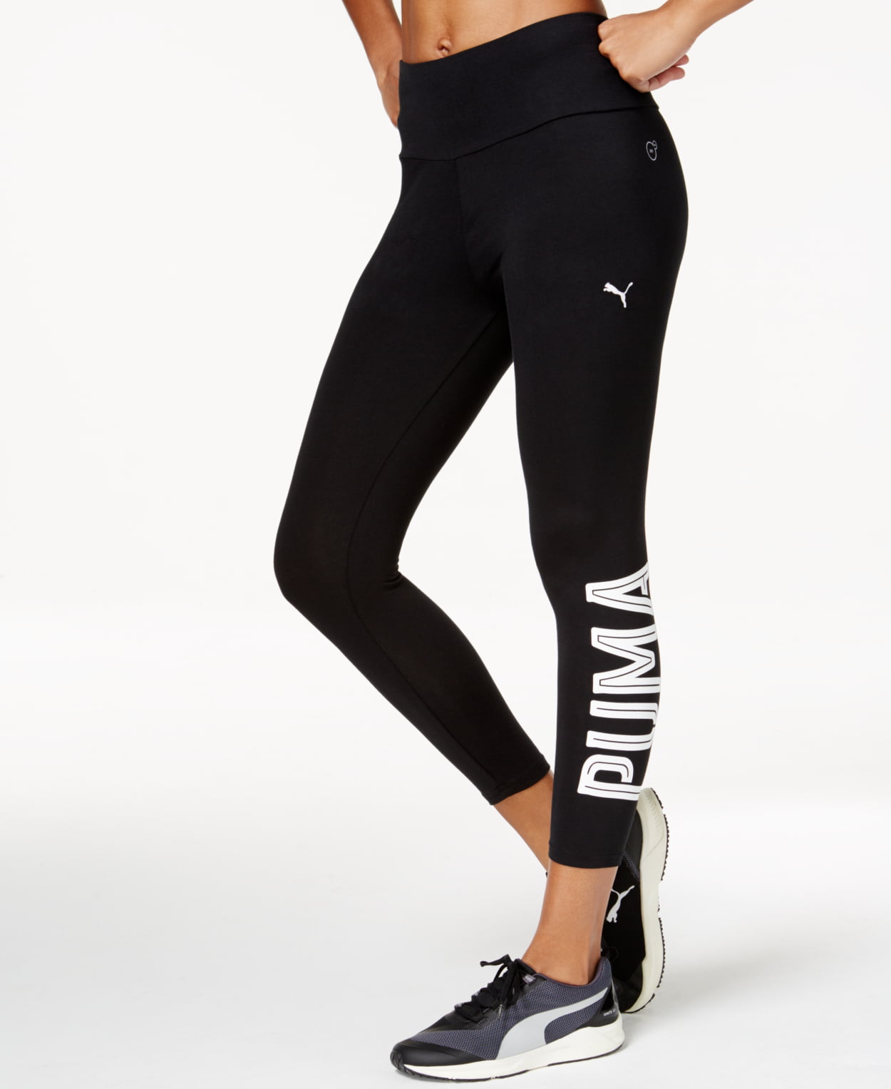 Puma Style Swagger Cropped dryCELL Leggings - Walmart.com
