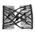 thumbnail image 1 of Peine elástico mágico para niña, peine elástico fácil de usar para niña, peine elástico con clip, acabado de lujo, 1 of 11
