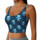 thumbnail image 2 of Balery Blue Owl Sujetadores deportivos con espalda cruzada para mujer, acolchados, sin costuras, de alto impacto, ideales para yoga, gimnasio, entrenamiento y fitness.-Large, 2 of 8