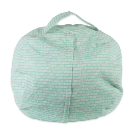DII 38 Modern Fabric Kids Keeping Score Bean Bag Cover in Aqua Blue