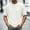 Beige, variant on Men's Short Sleeve T-Shirt Solid Color Diamond Texture Crew Neck Breathable Top Polyester Spandex Lightweight for Casual Daily Outdoor Wear Mens Fashion