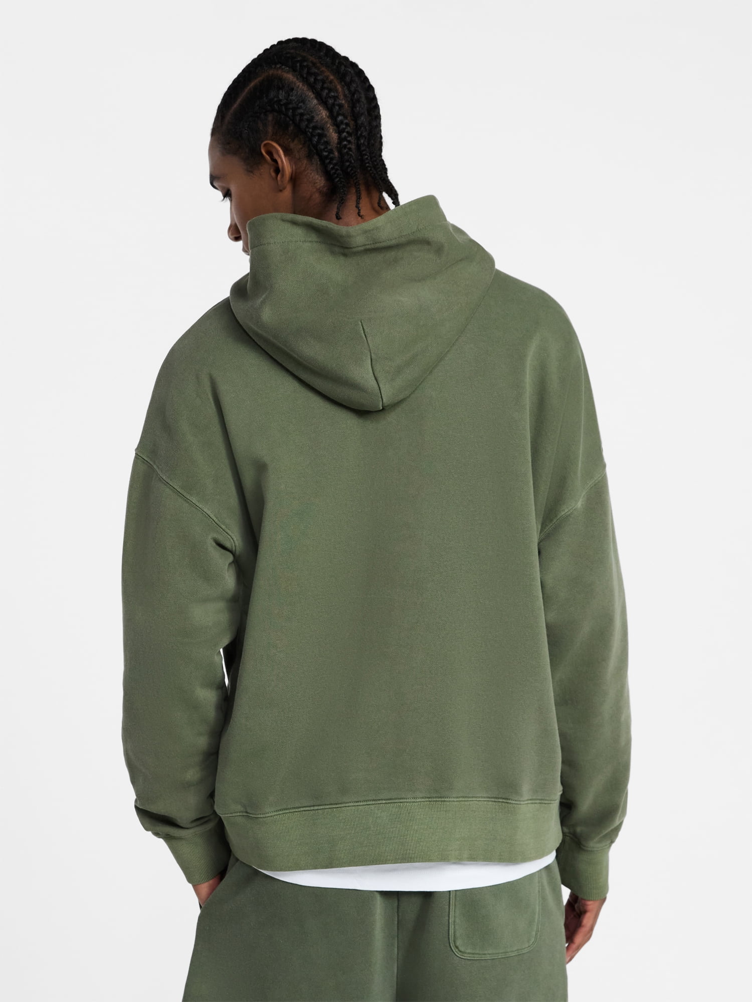 No Boundaries Oversized Hoodie with Long Sleeves, Men's XS-4XLT