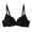 Black, variant on Womans Bra Sexy Lace Lingerie With Complementary And Soft Rubber Support Sagging Adjustable Bra Black,L