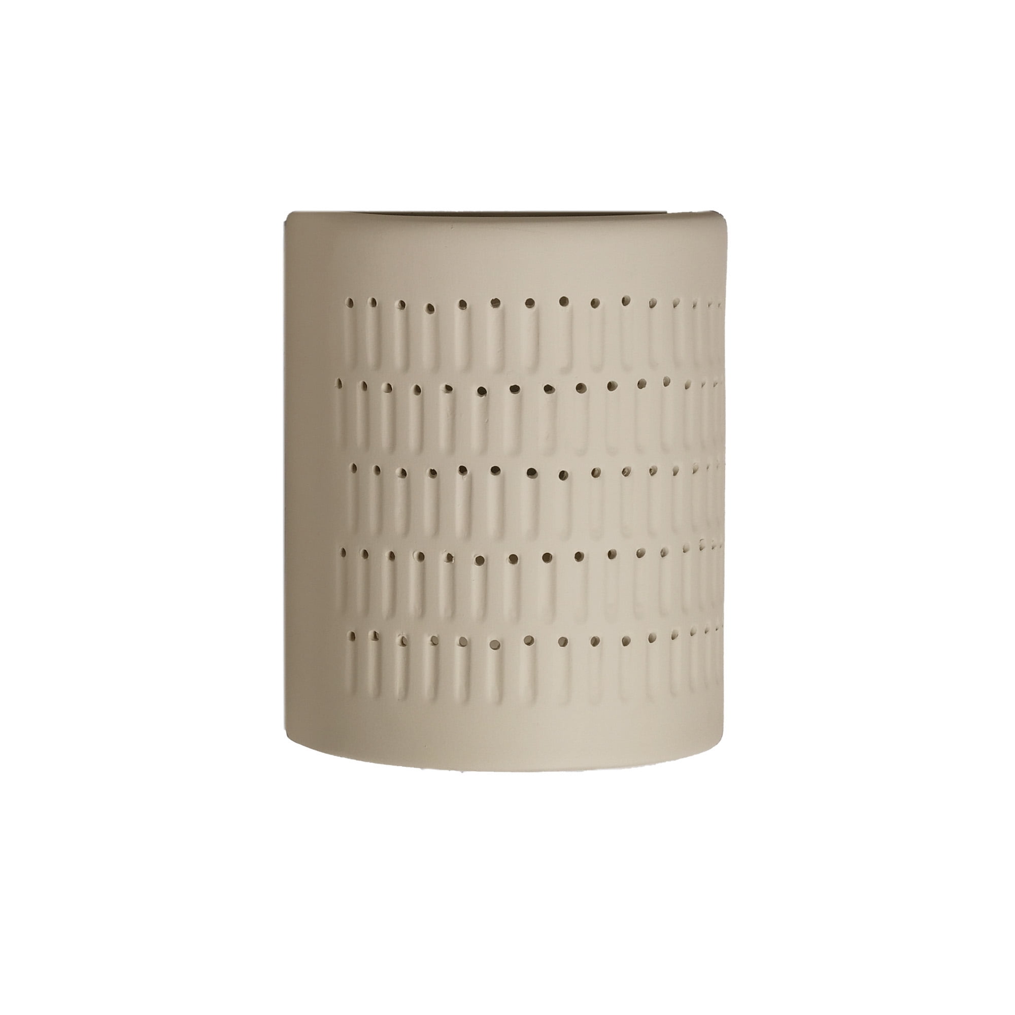 Zenia 10" High Ceramic Outdoor Wall Light, Cottonwood Painted Finish, LED Bulb Included