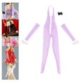 thumbnail image 4 of Ropa de  1:6, decoración de muñecas de acción de ropa para regalos de figuras de acción "para adolescentes y adultos Púrpura CUTICAT Body de figura de acción, 4 of 8