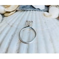 thumbnail image 5 of HeartsAndYou 1.2ct Engagement Ring for Women Round Cut Moissanite Solitaire Women 18k White Gold Over Silver, 5 of 9