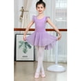 thumbnail image 2 of Yuyuekeji Girls Dance Ballet Leotards,Kids Ruffle Sleeve Tutu Girls Skirted Dresses 4-11 Years, 2 of 7