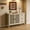 Natural05, variant on BSHTI Rattan 2-Door 3-Drawer Cabinet – Natural Farmhouse Storage Cabinet with Adjustable Shelves, Anti-Tip Safety, for Bedroom, Living Room, Study, Brown