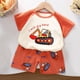 thumbnail image 2 of Odeerbi 3M-6Y Conjunto de Verano Para Niños Camión Excavador Con Camiseta de Manga Corta de Algodón Conjunto de Dos Piezas Cintura Elástica, 2 of 3