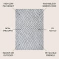 thumbnail image 3 of JONATHAN Y JONATHAN  Y Salines Moroccan Diamond Indoor/Outdoor Area Rug 4 X 6 - Light Gray, 3 of 5