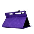 thumbnail image 5 of Allytech Case for Samsung Galaxy Tab S8 2022 & Tab S7 2020 Case, PU Leather Stand Multi-Angle Vieiwng Stand Smart Card Slots/ Pen Holder Wallet Case for SM-X700/ X706/ T870/ T875/ T878, Purple, 5 of 10