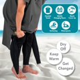 thumbnail image 4 of Poncho de surf SUN CUBE, cambiador con capucha, de secado rápido, 112 cm, 4 of 7