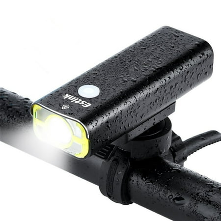 Rechargeable Bike Flashlight Lights Front 600 Lumens LED Headlight Waterproof for Mountain Road Commute Campin Easy To Install for Kids Men (Best Road Bike Under 600 Dollars)