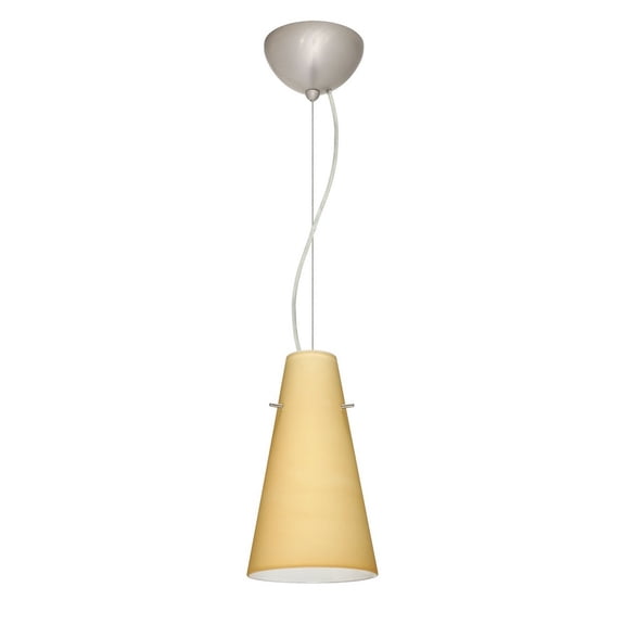 Besa Lighting - Cierro-One Light Cord Pendant with Flat Canopy-5.38 Inches Wide